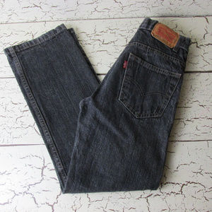 Levi Strauss boys 505 straight leg jeans 12 slim